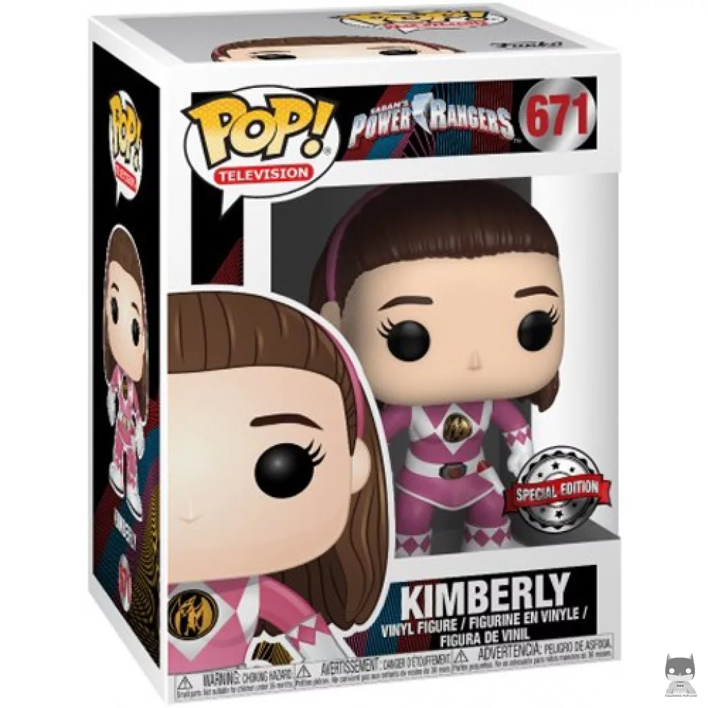 Kimberly Pink Ranger (without helmet) Funko Pop! figure in its box
