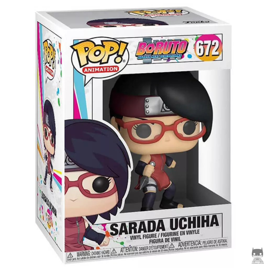 Sarada Uchiha Funko Pop! figure in its box