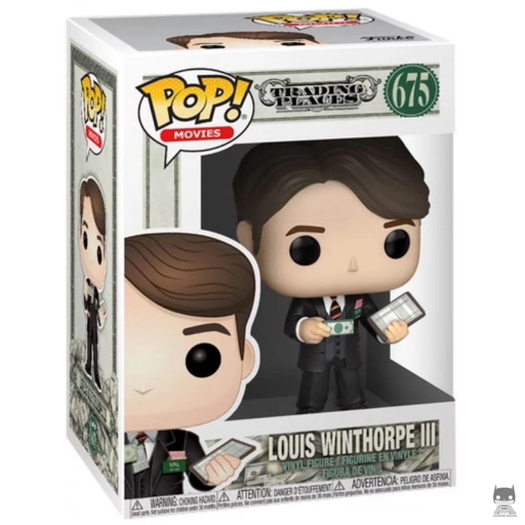 Louis Winthorpe III Funko Pop! figure in its box