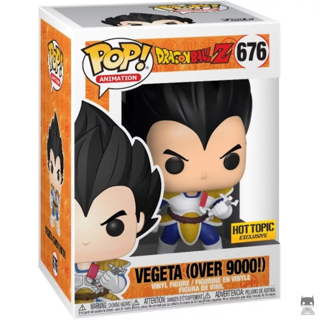 Vegeta Over 9000! Funko Pop! figure in its box