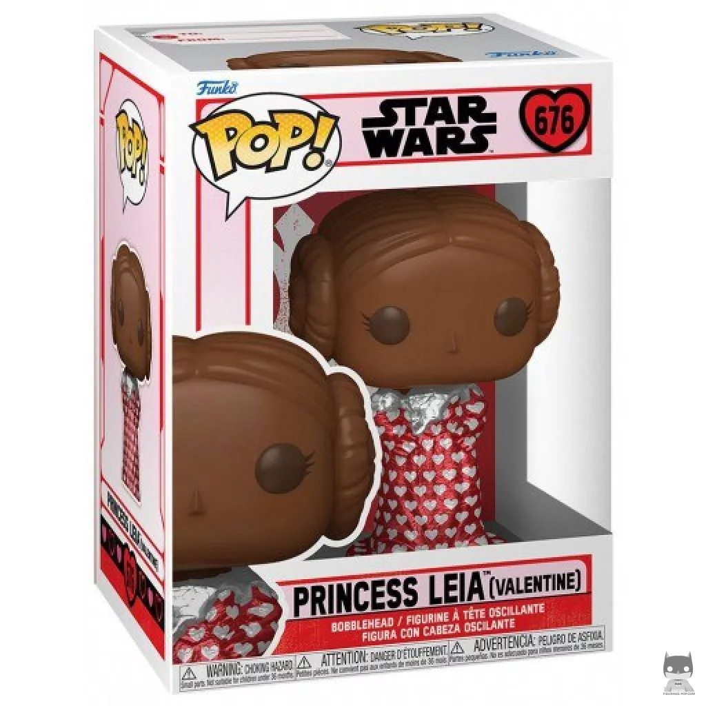 Princess Leia (Chocolate) Funko Pop! figure in its box