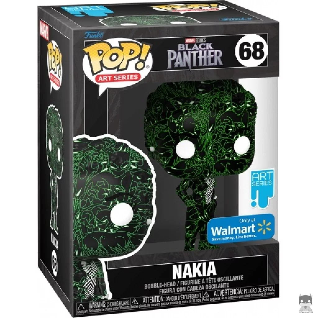 Nakia Funko Pop! figure in its box