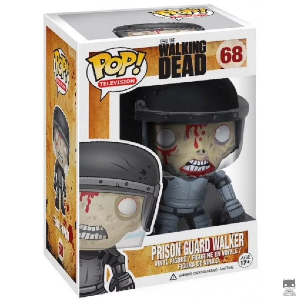 Walker in prison yard Funko Pop! figure in its box