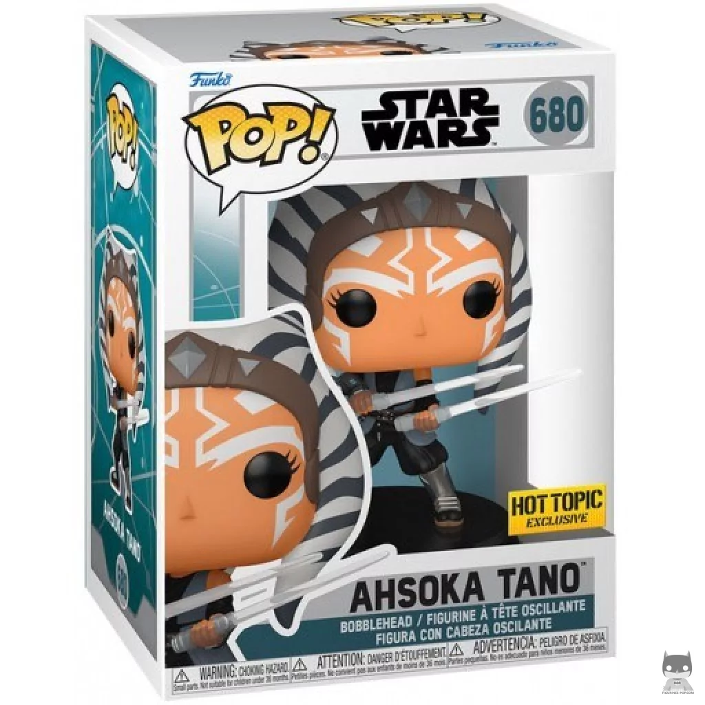 Ahsoka Tano Funko Pop! figure in its box