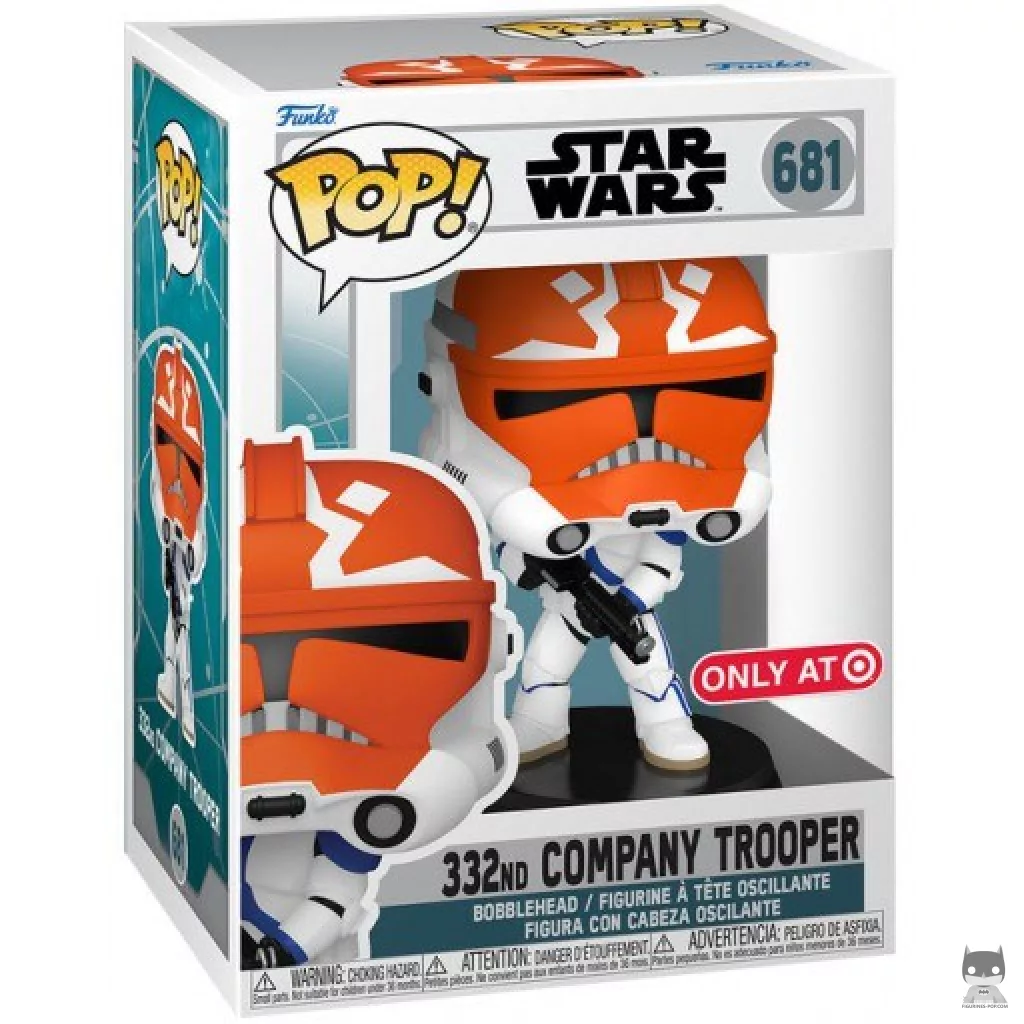 332nd Company Trooper Funko Pop! figure in its box