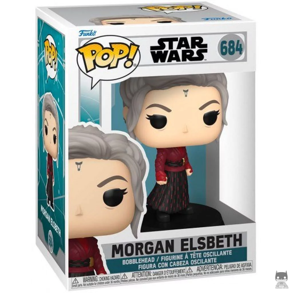 Morgan Elsbeth Funko Pop! figure in its box