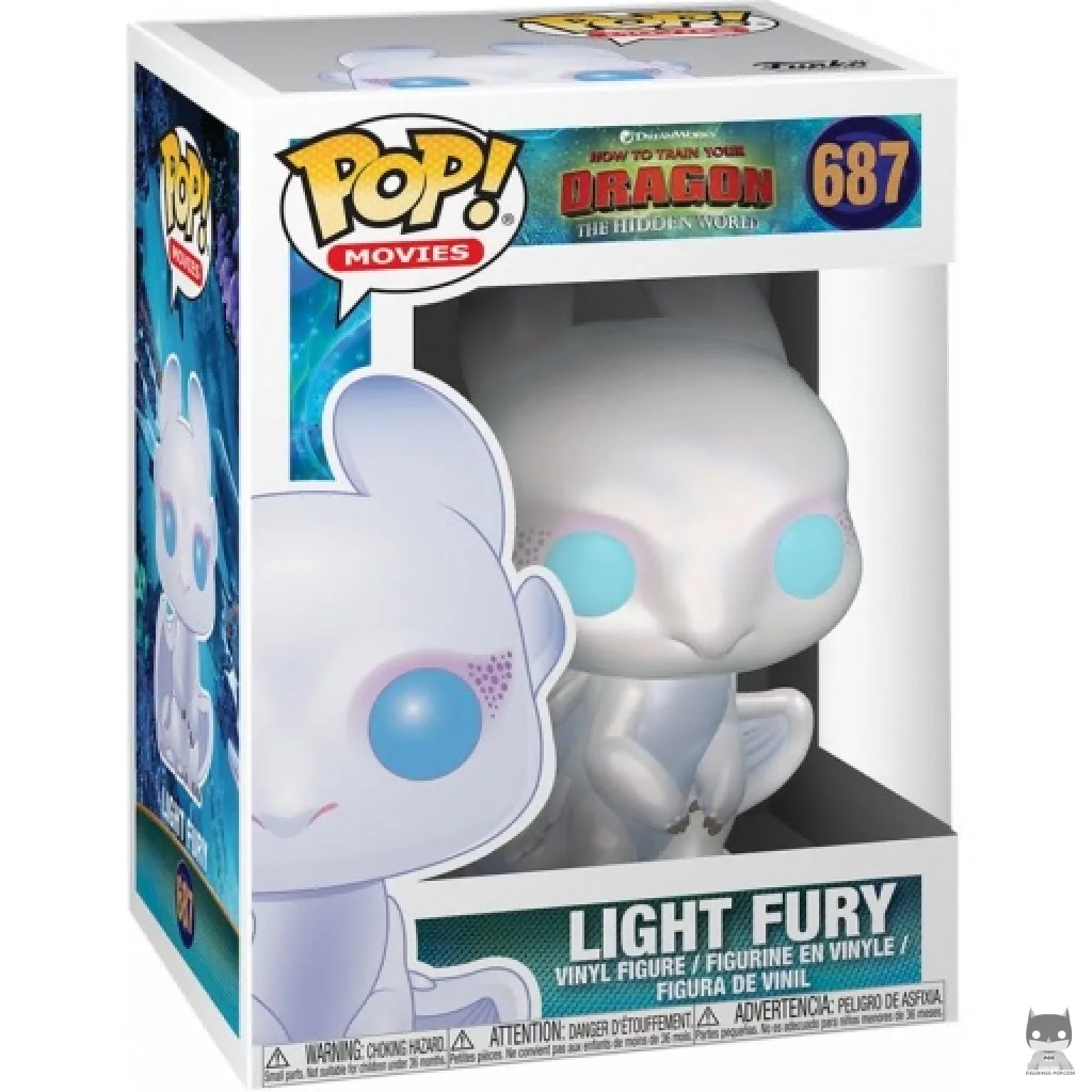 Light Fury Funko Pop! figure in its box