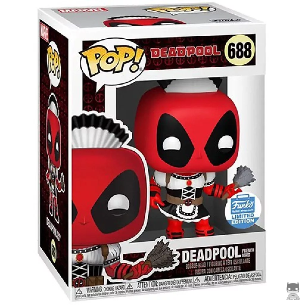 Deadpool French Maid Funko Pop! figure in its box