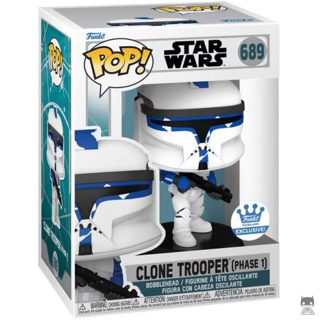 Clone Trooper (Phasae 1) Funko Pop! figure in its box