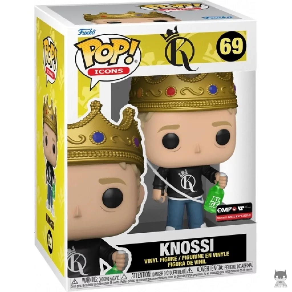 Knossi Gold Paint Funko Pop! figure in its box