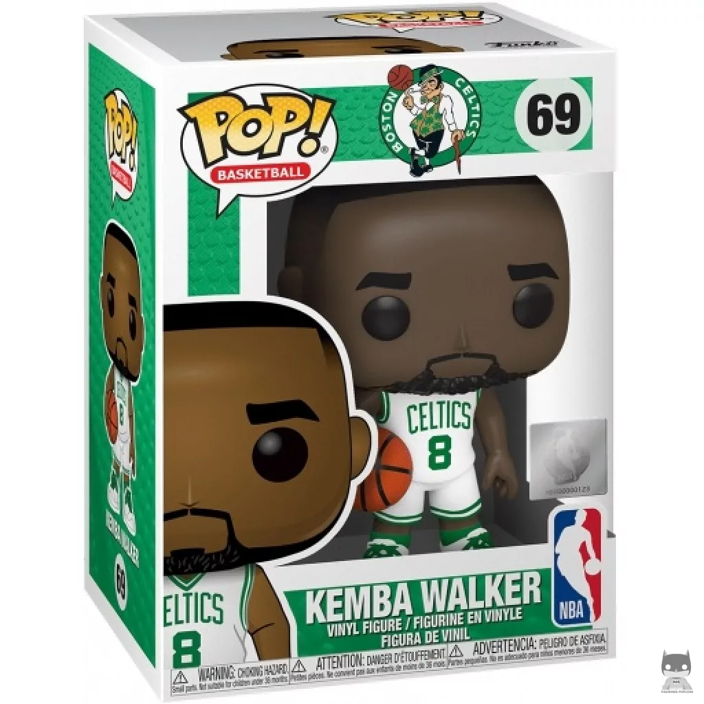 Kemba Walker Funko Pop! figure in its box