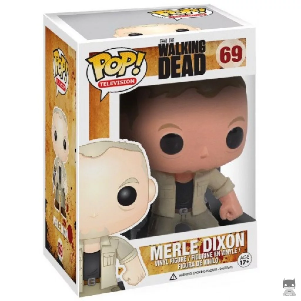 Merle Dixon Funko Pop! figure in its box
