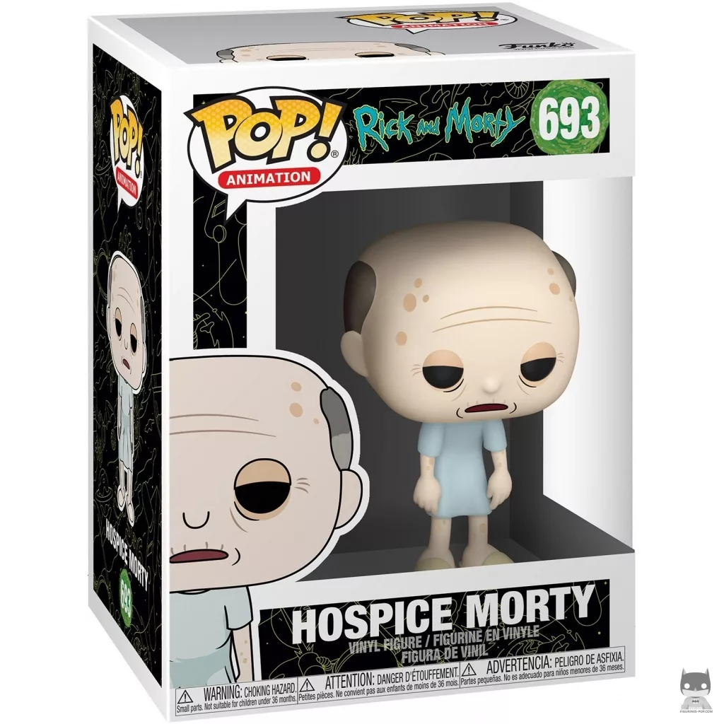 Hospice Morty Funko Pop! figure in its box