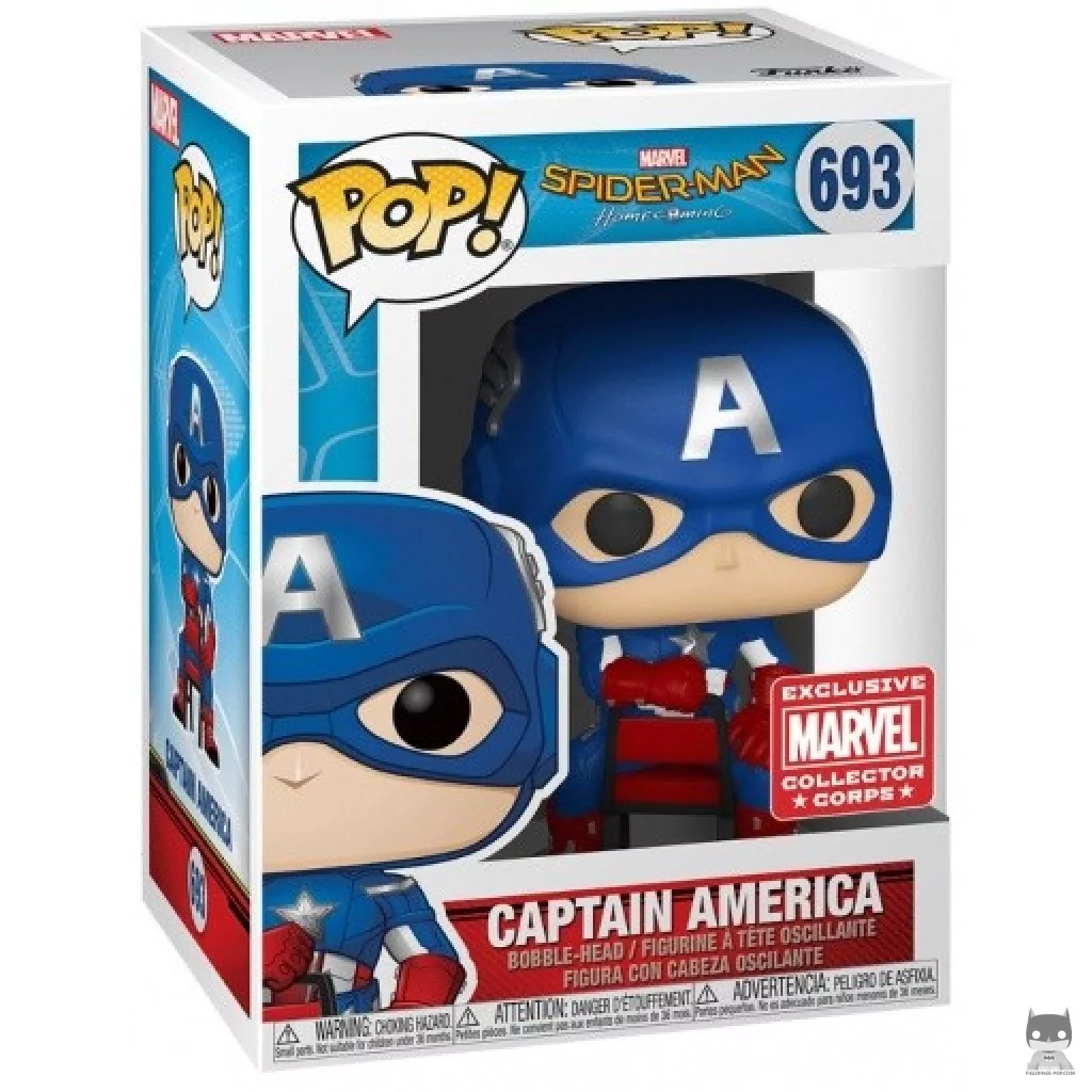 Captain America Funko Pop! figure in its box