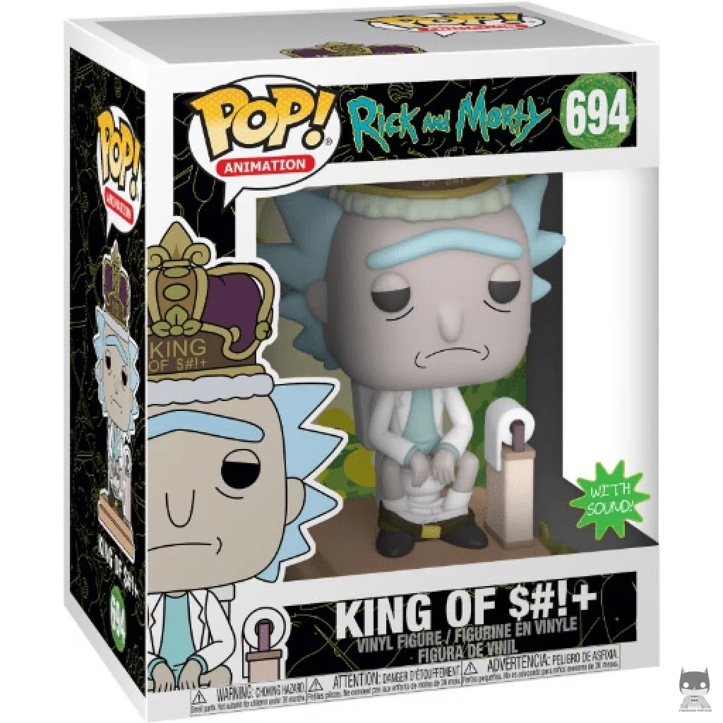 King of S#!+ Funko Pop! figure in its box