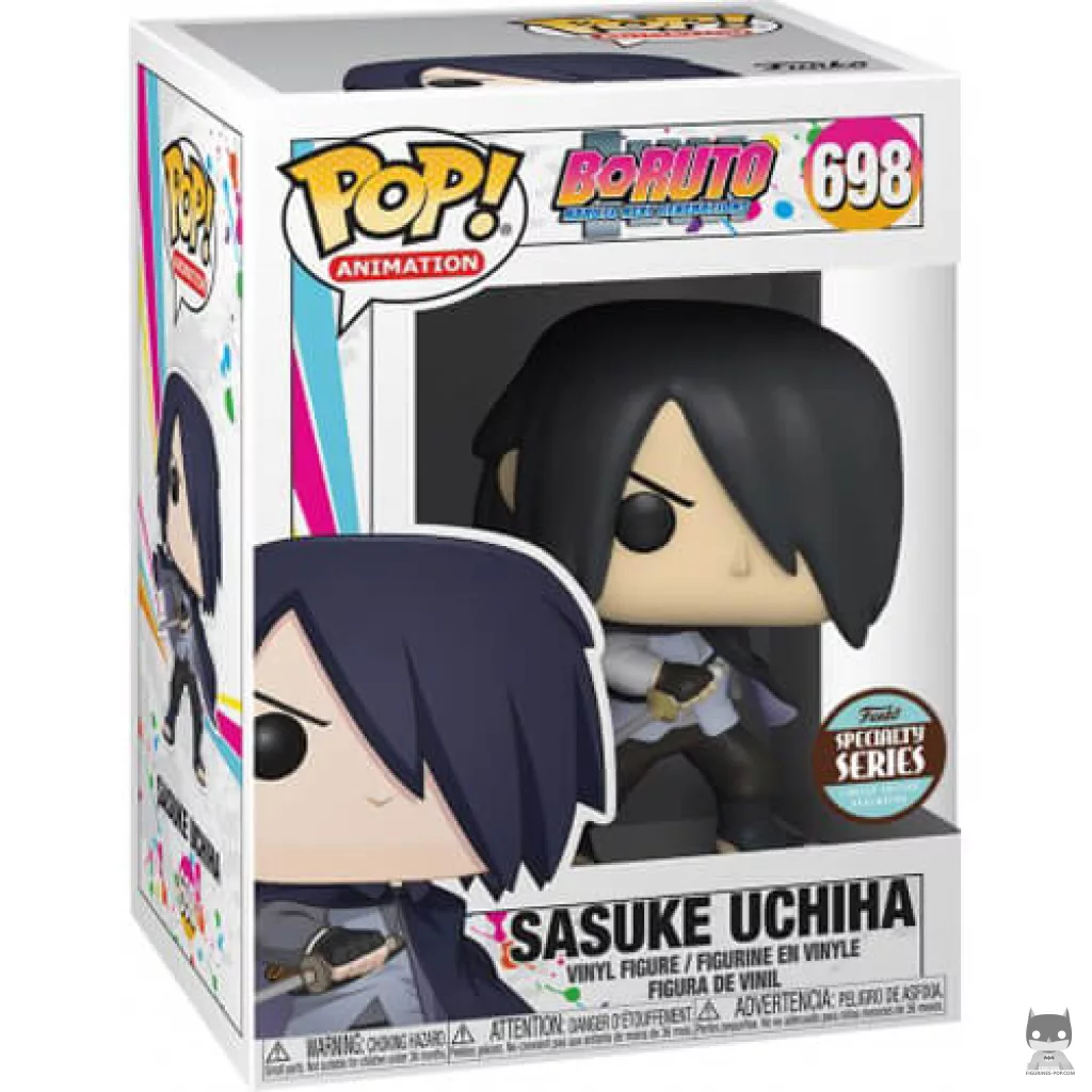 Sasuke Uchiha Funko Pop! figure in its box