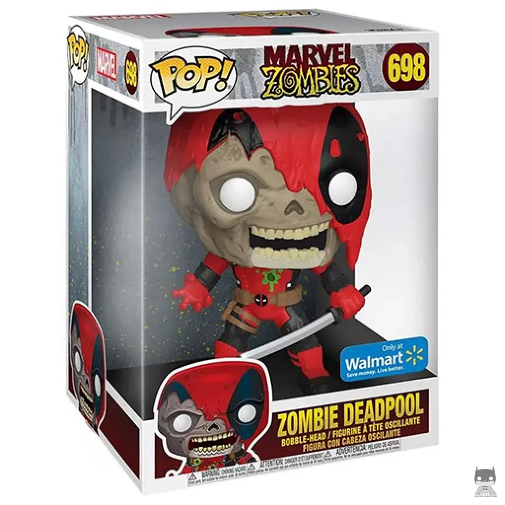 Zombie Deadpool (Supersized) Funko Pop! figure in its box