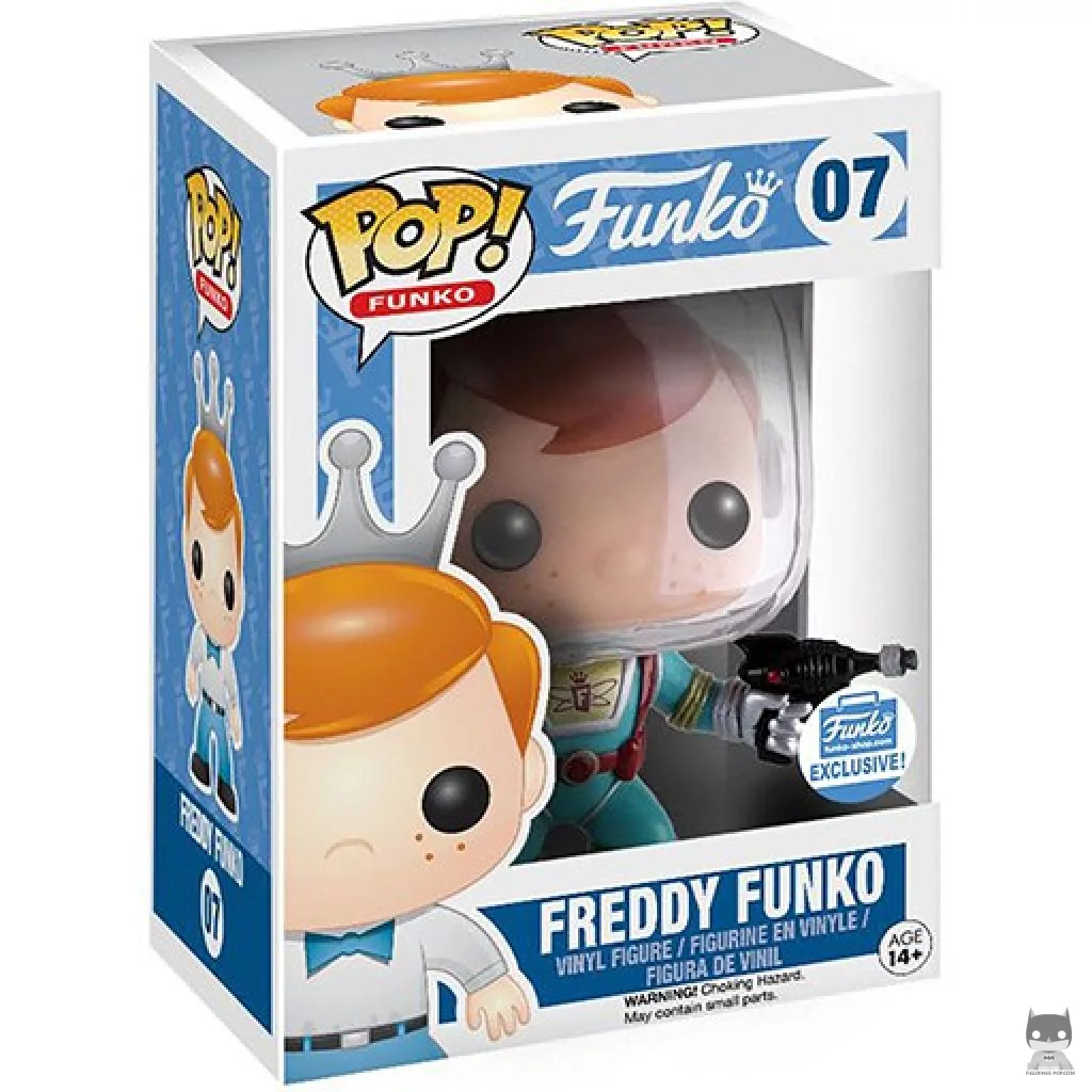 Freddy Funko (with Ray Gun) Funko Pop! figure in its box