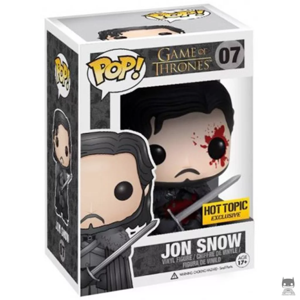 Jon Snow (Bloody) Funko Pop! figure in its box