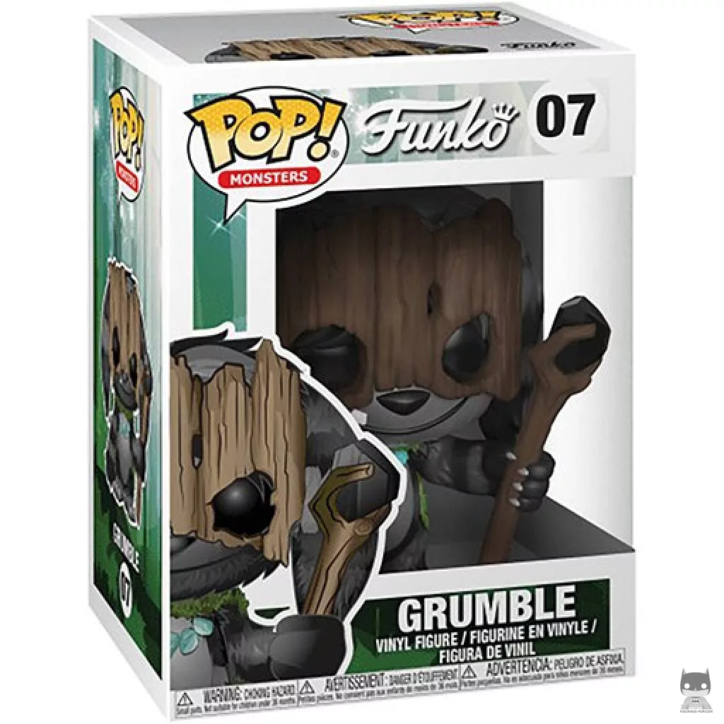Grumble Funko Pop! figure in its box