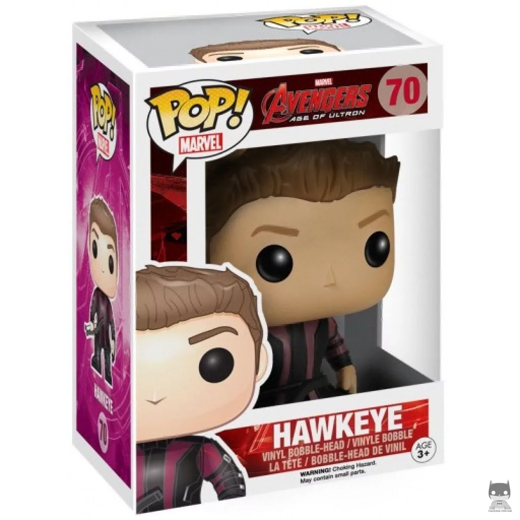 Hawkeye Funko Pop! figure in its box