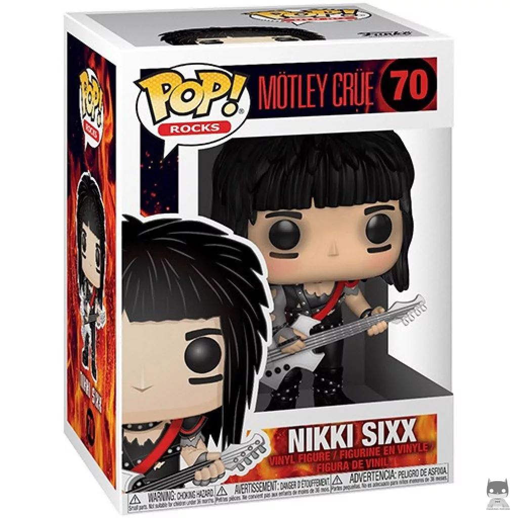 Nikki Sixx Funko Pop! figure in its box