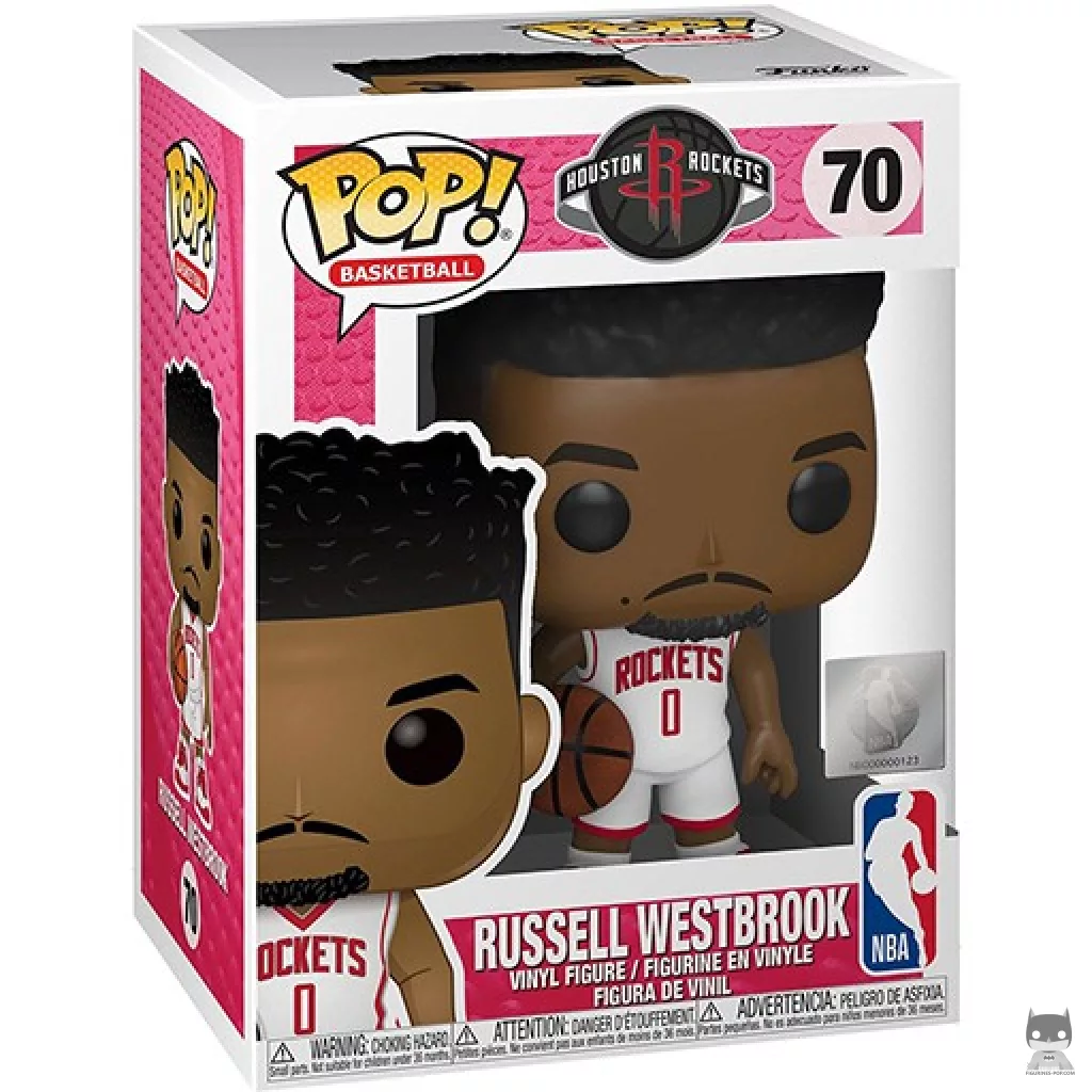 Russell Westbrook Funko Pop! figure in its box