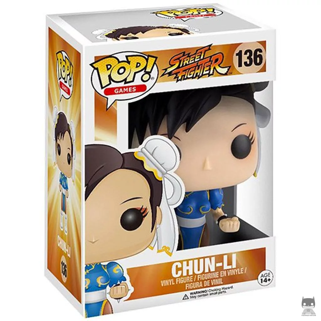 Chun-Li (Pink) Funko Pop! figure in its box