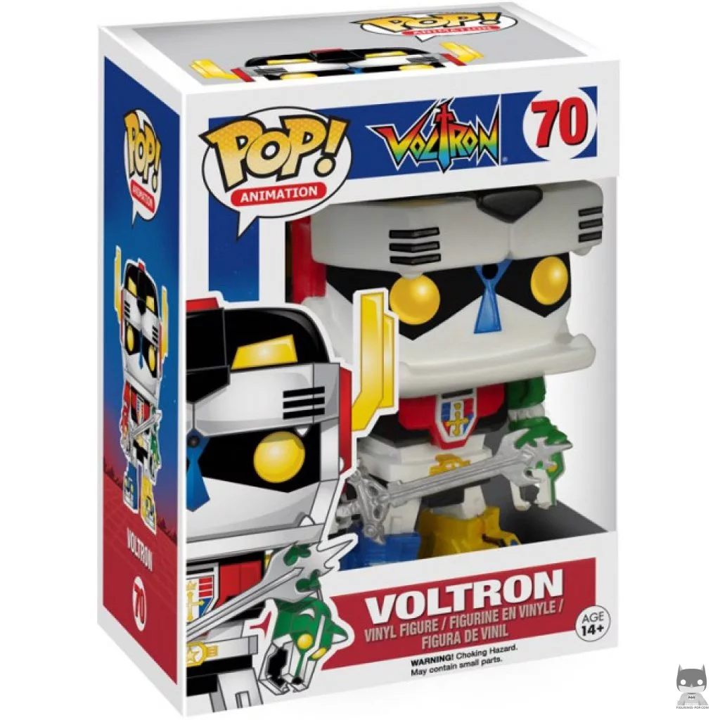 Voltron Funko Pop! figure in its box