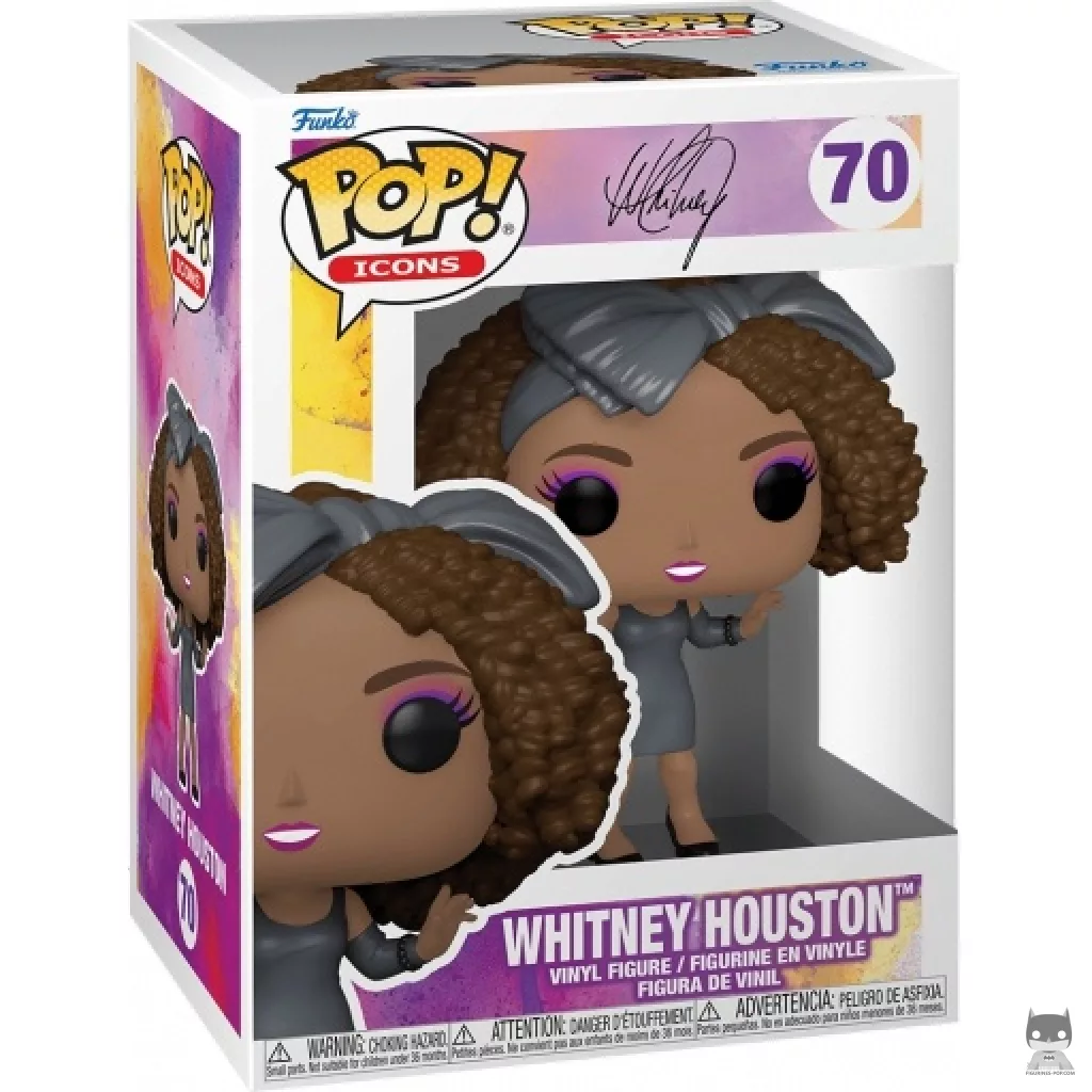 Whitney Houston Funko Pop! figure in its box