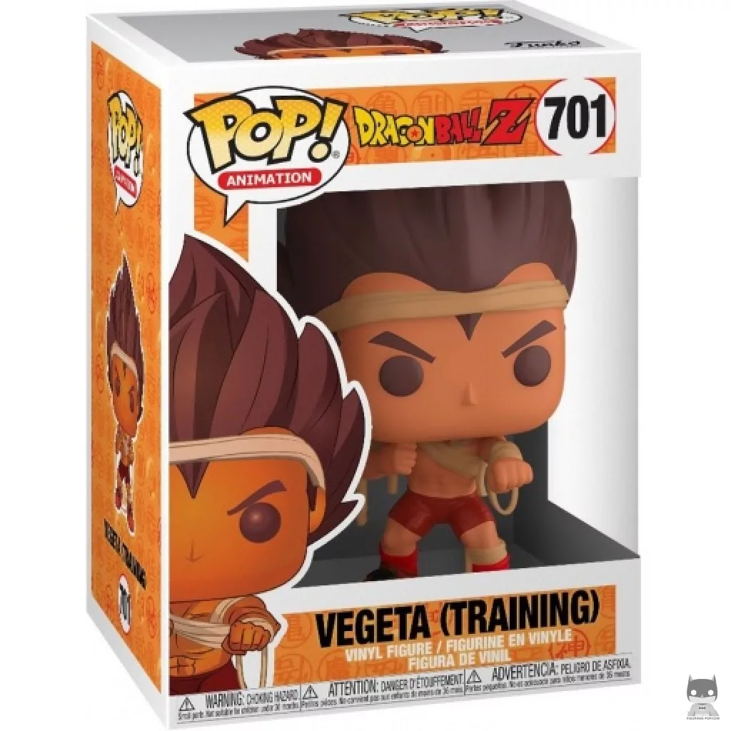 Training Vegeta Funko Pop! figure in its box