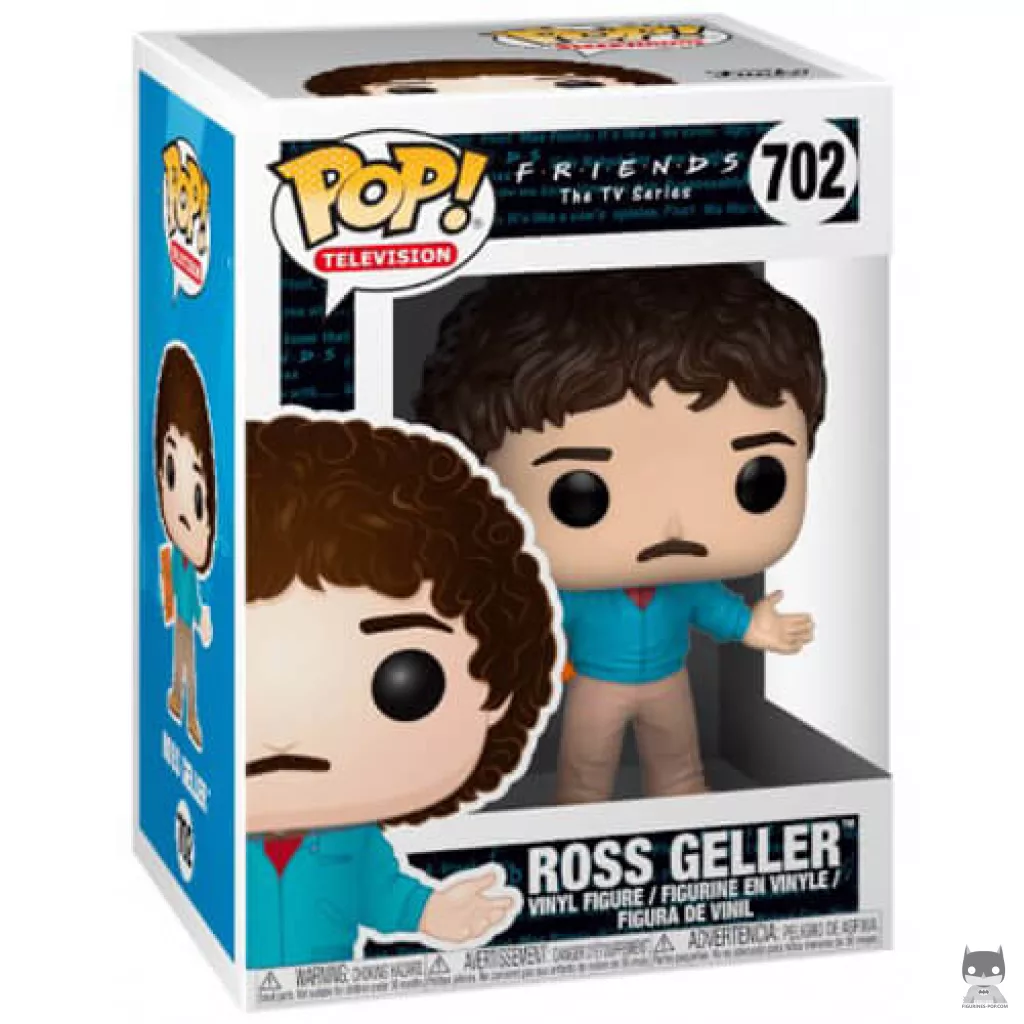 Ross Geller (80's) Funko Pop! figure in its box