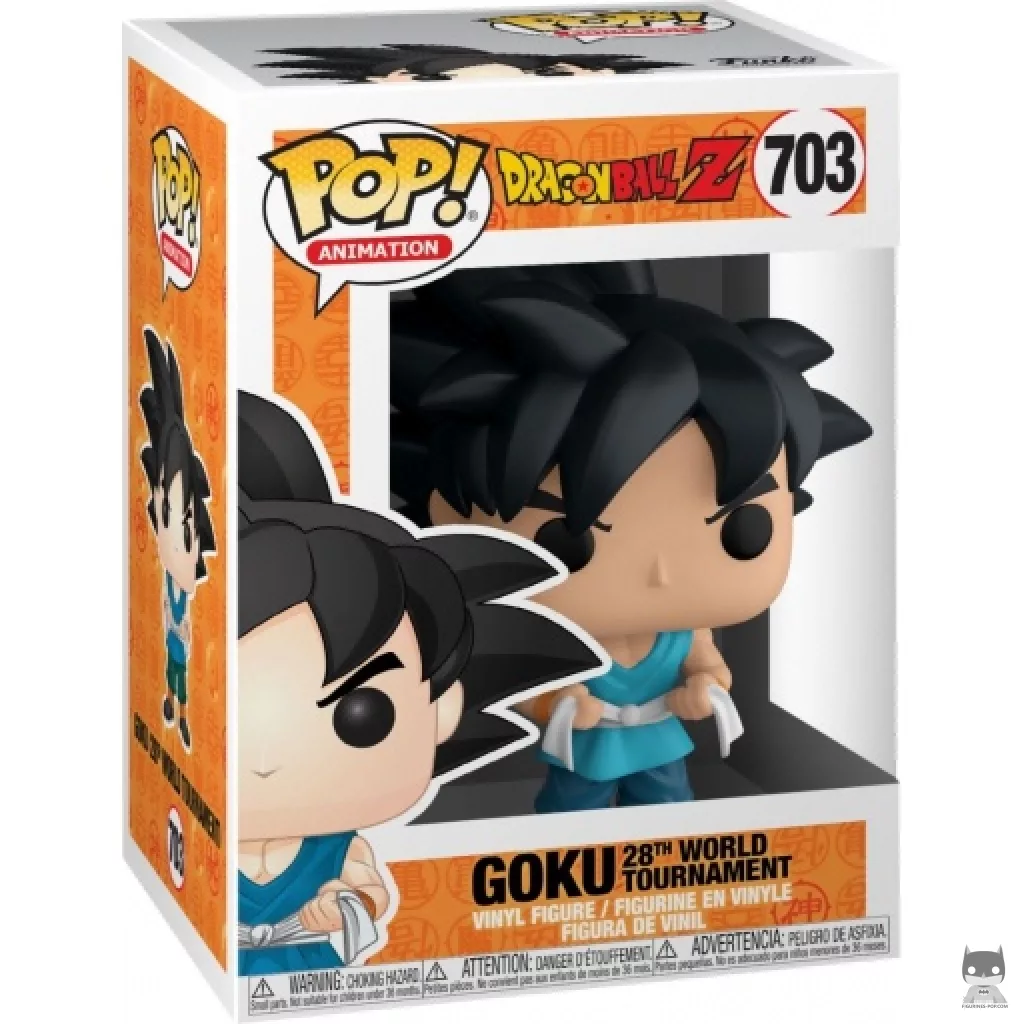 Goku 28th World Tournament Funko Pop! figure in its box