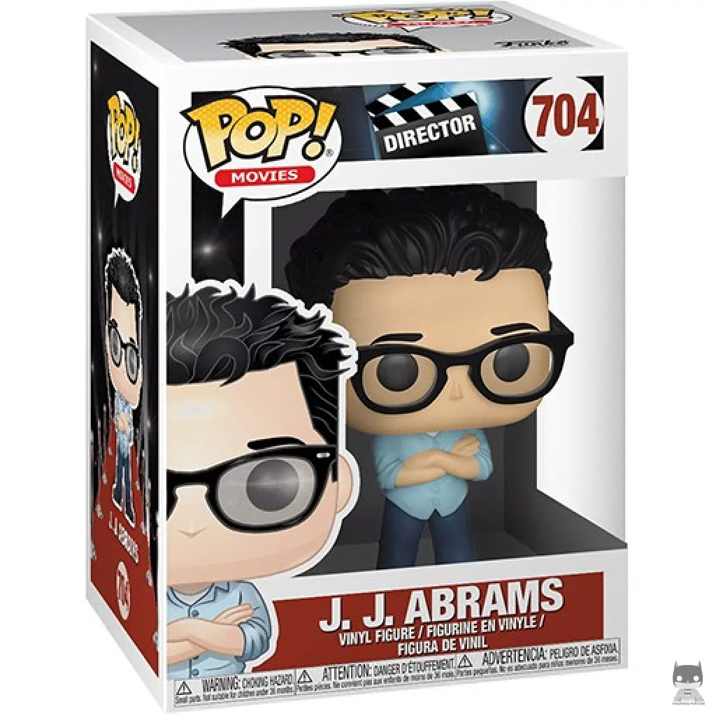 J.J. Abrams Funko Pop! figure in its box