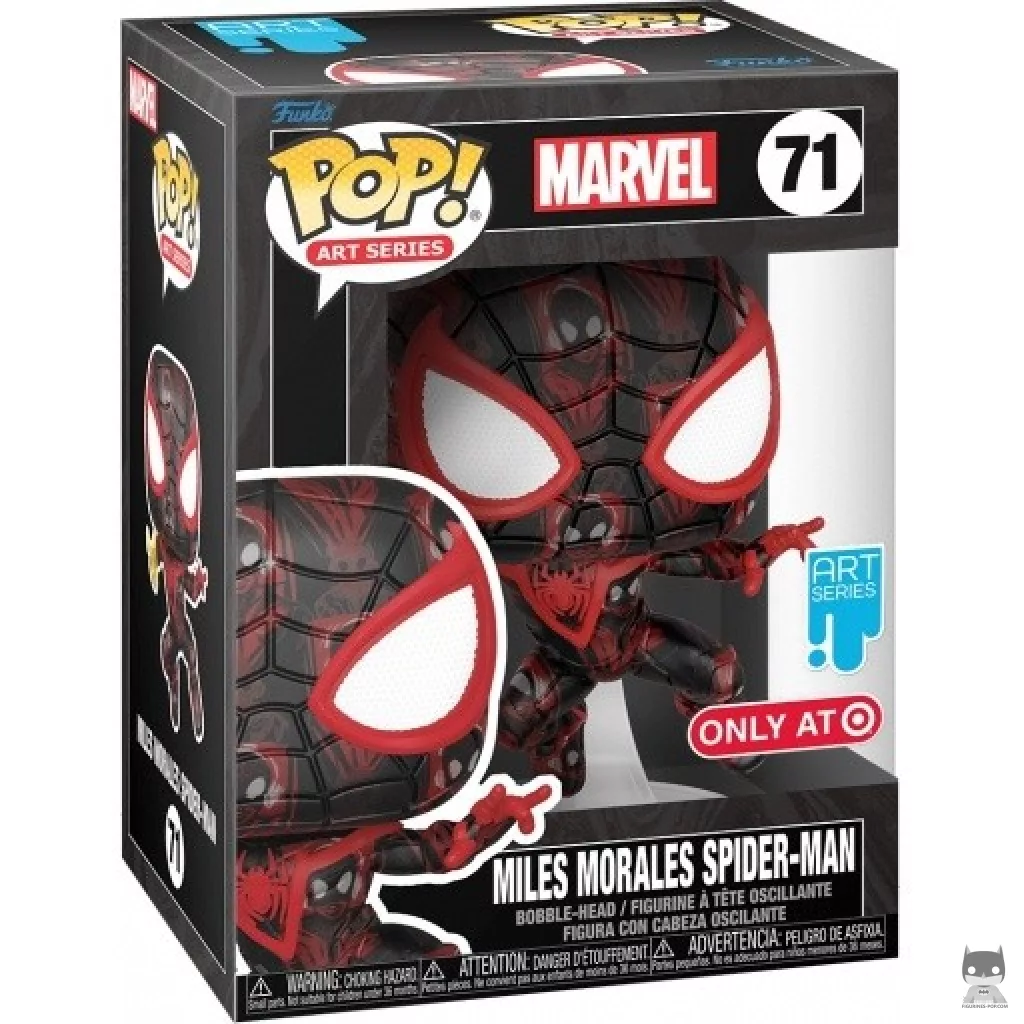 Miles Morales Spider-Man Funko Pop! figure in its box