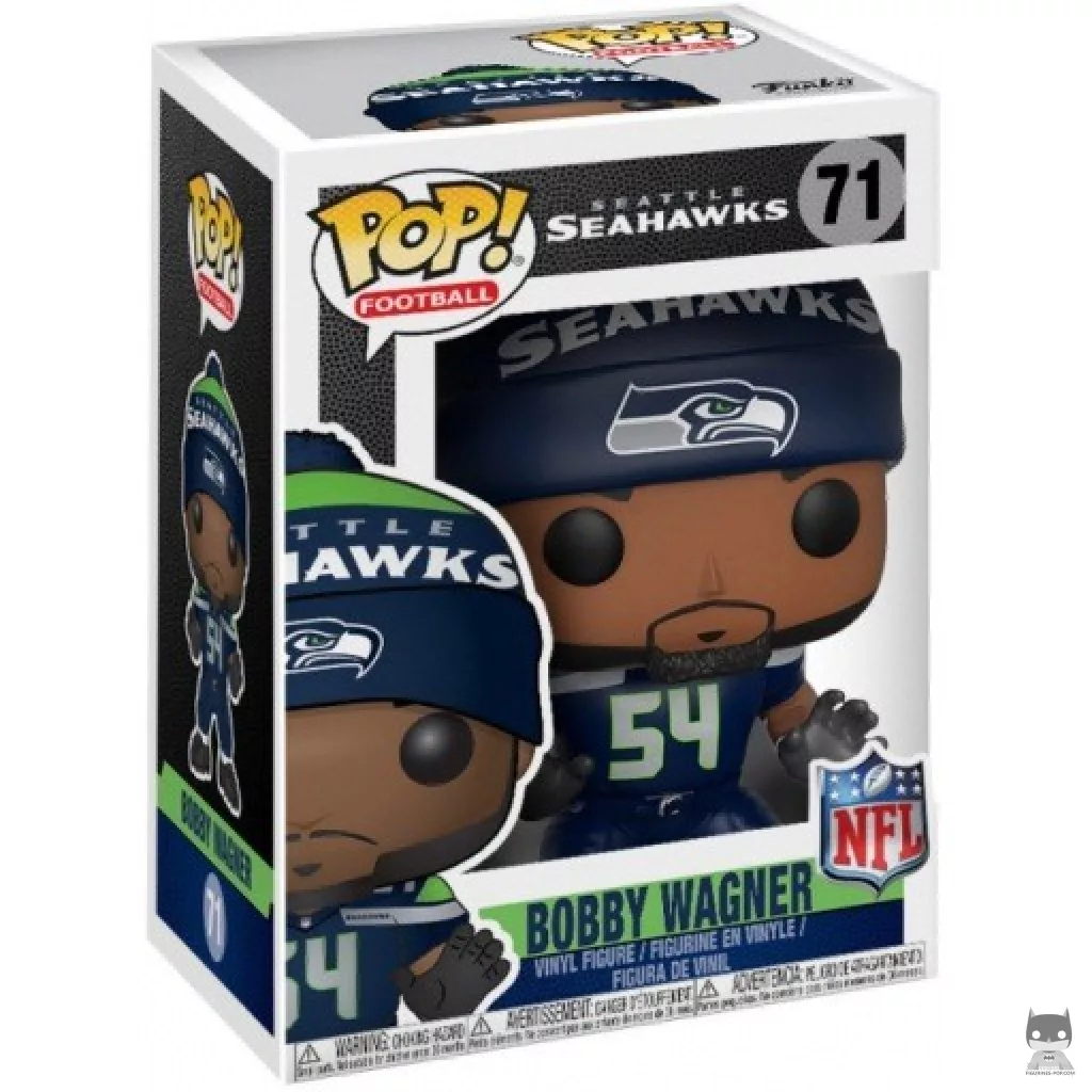 Bobby Wagner (Seahawks Home) Funko Pop! figure in its box