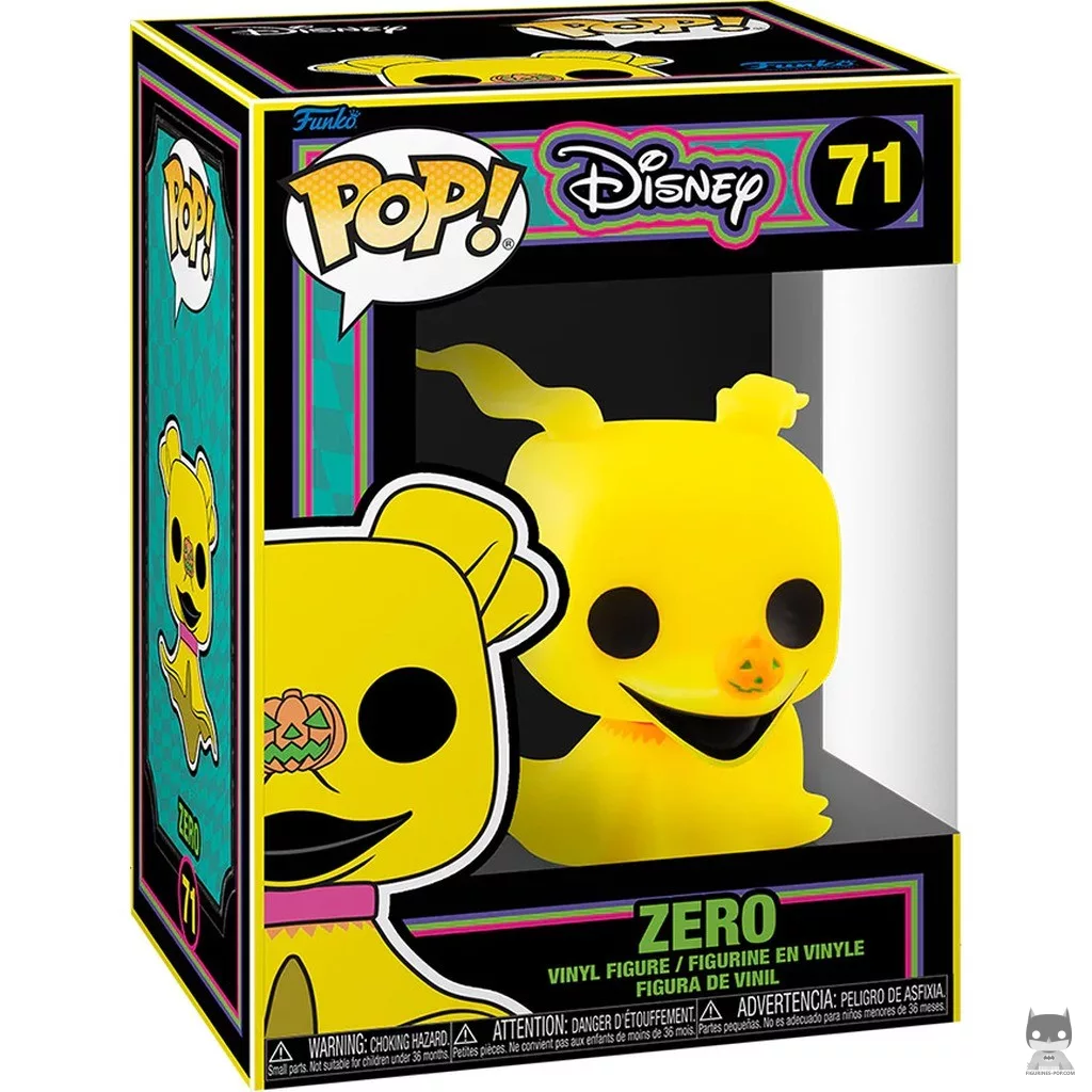 Zero (Blacklight) Funko Pop! figure in its box