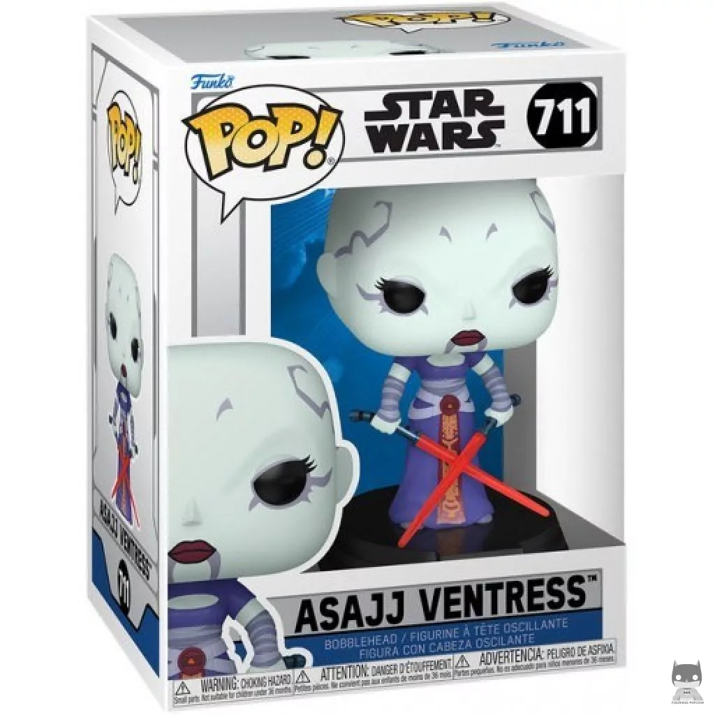 Asajj Ventress Funko Pop! figure in its box