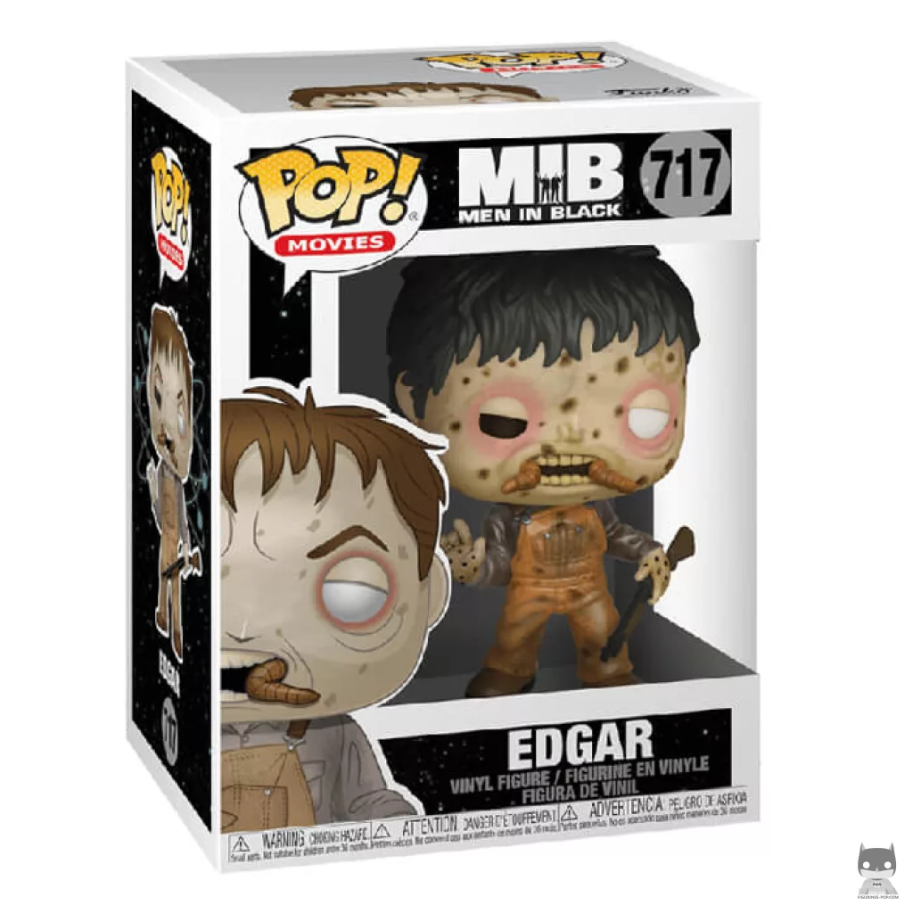 Edgar Funko Pop! figure in its box