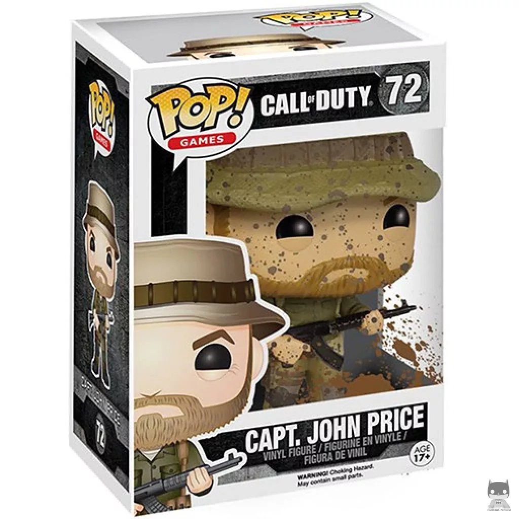 Capt. John Price Funko Pop! figure in its box