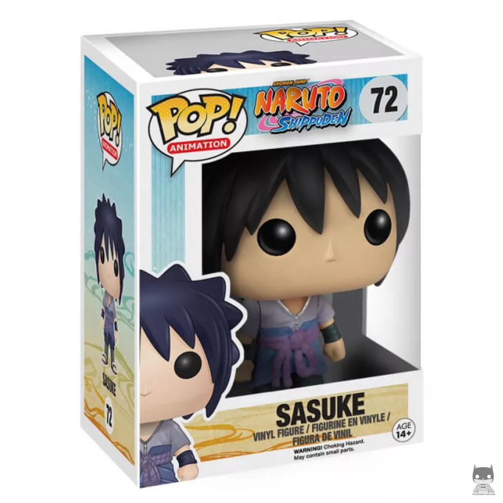Sasuke Uchiha Funko Pop! figure in its box