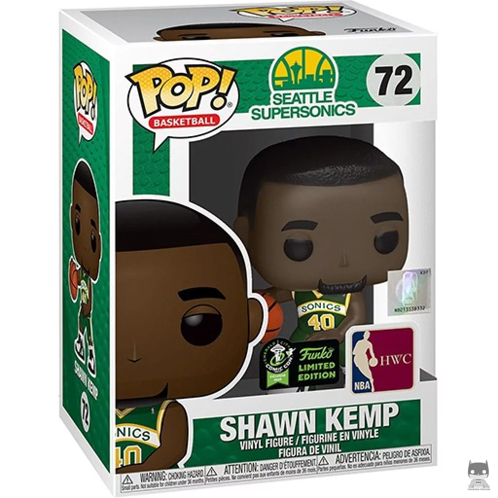 Shawn Kemp Funko Pop! figure in its box