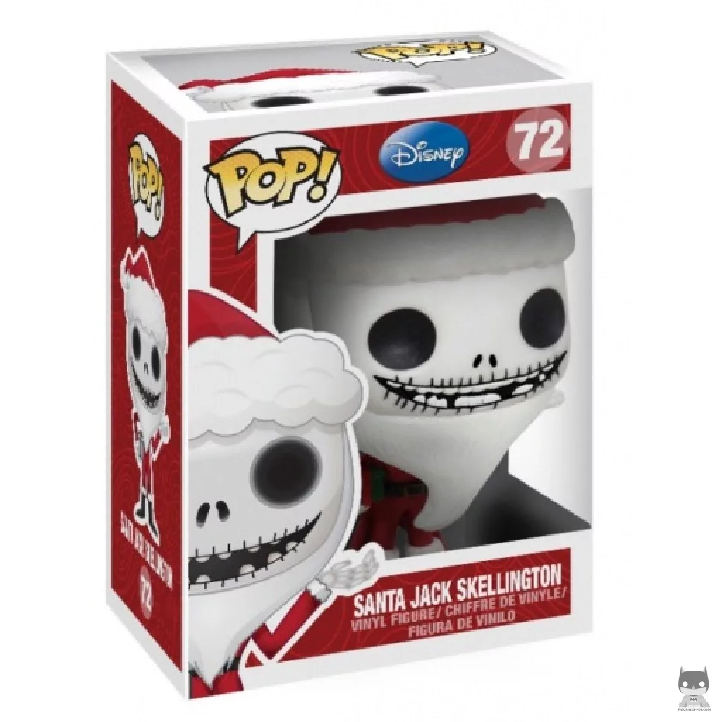 Jack Skellington as Santa Claus Funko Pop! figure in its box