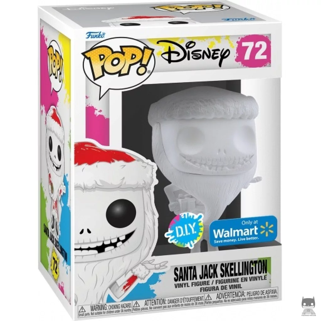 Jack Skellington as Santa Claus (D.I.Y) Funko Pop! figure in its box