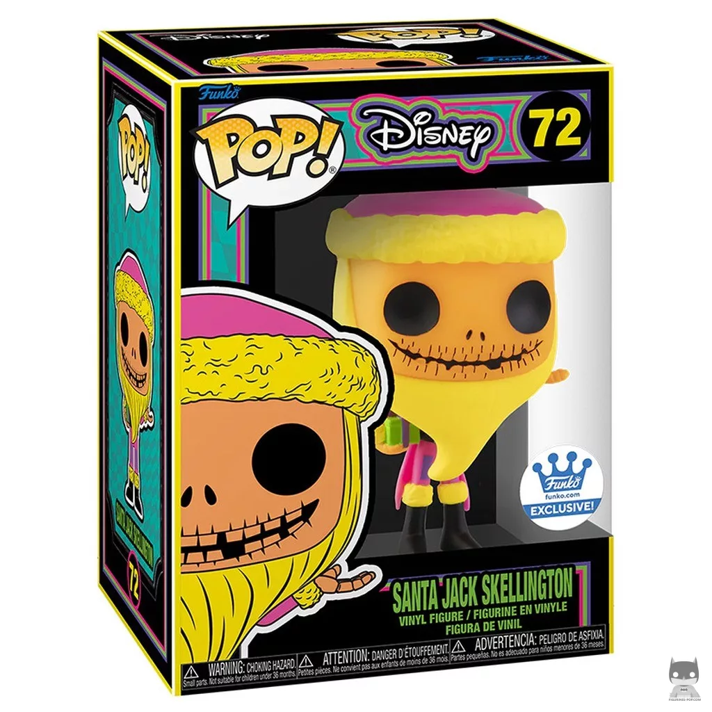 Jack Skellington (Blacklight) Funko Pop! figure in its box
