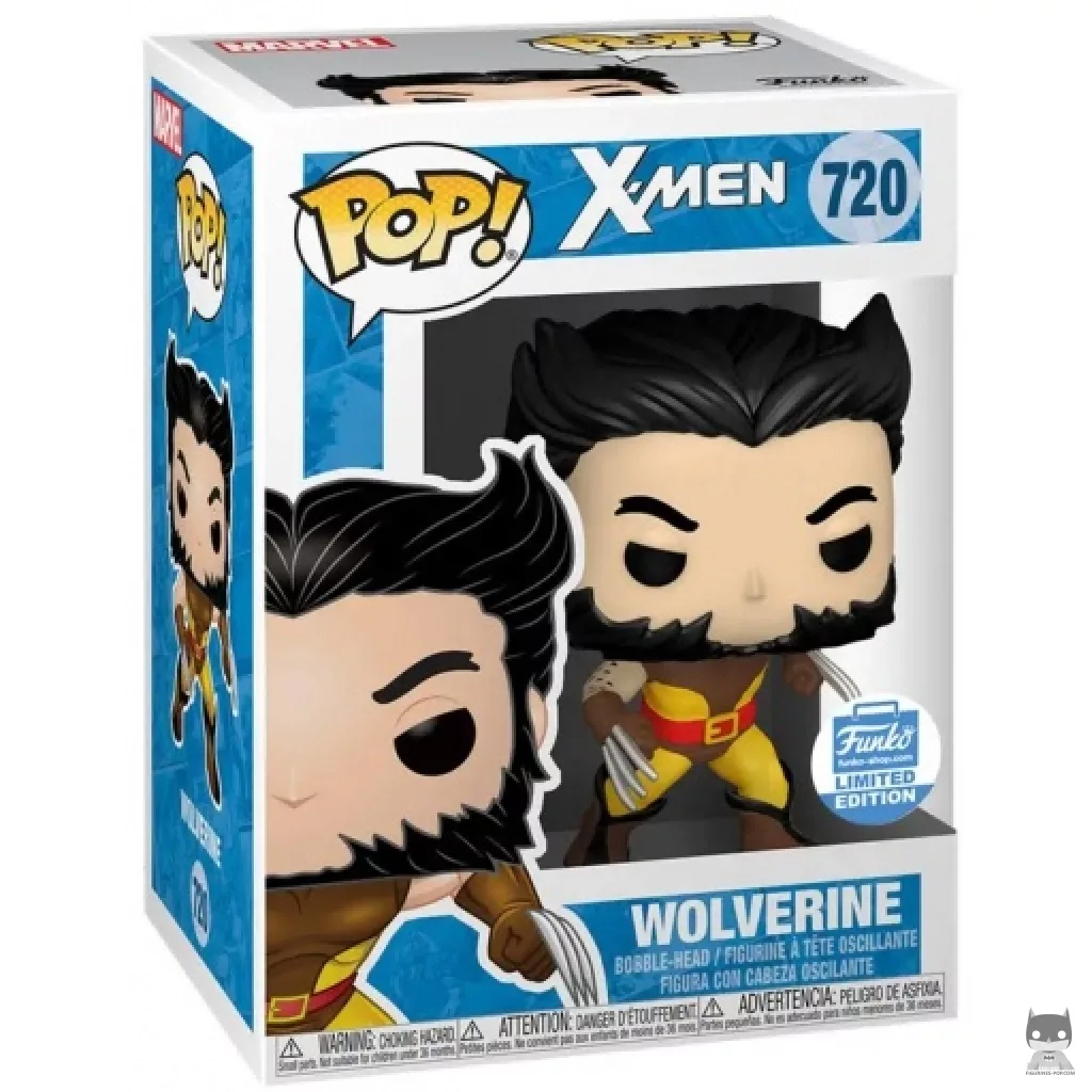 Wolverine Funko Pop! figure in its box