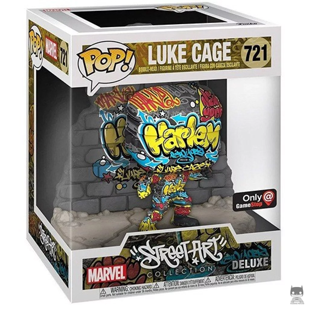Street Art Luke Cage Funko Pop! figure in its box
