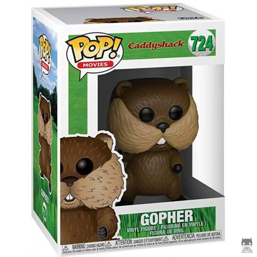Gopher Funko Pop! figure in its box
