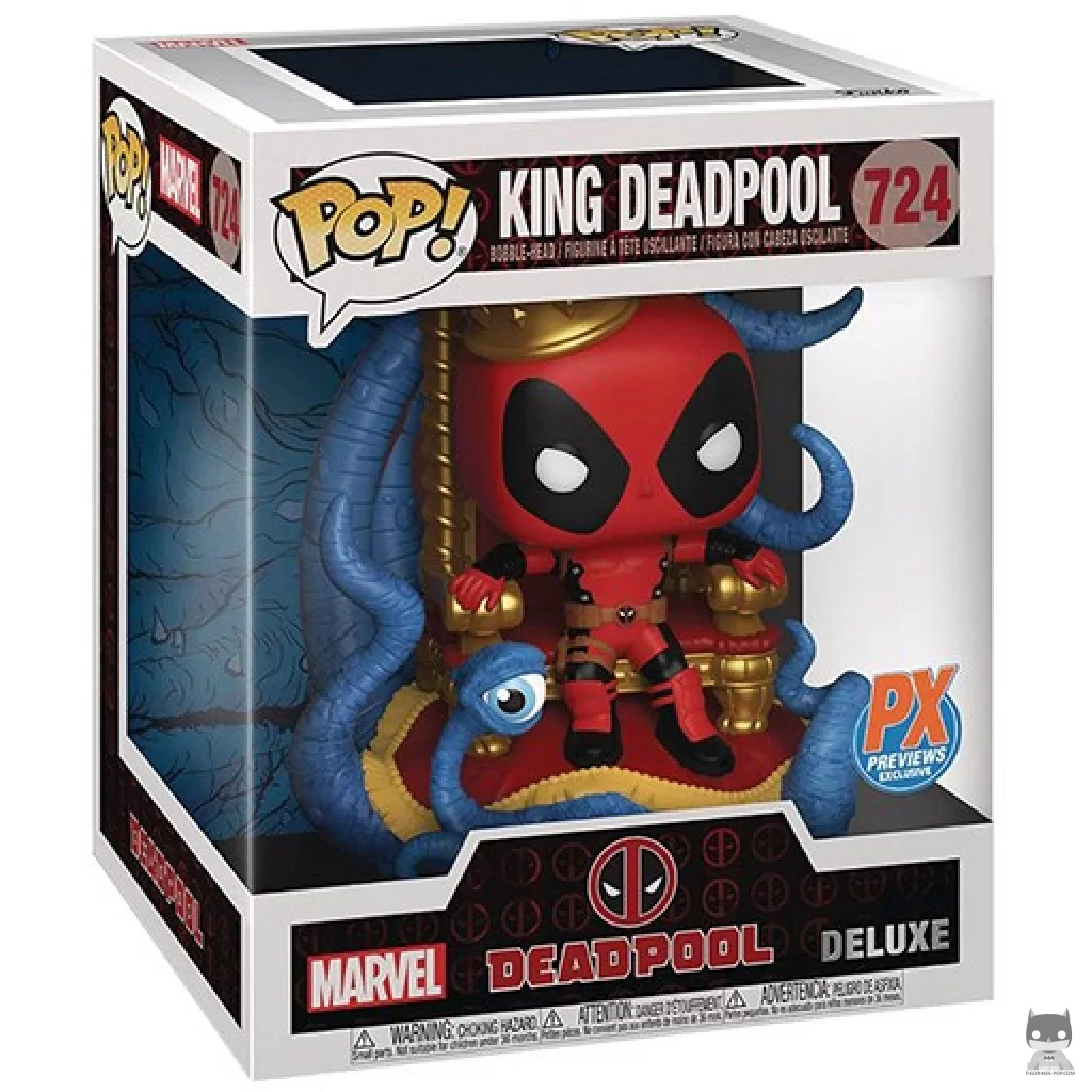 King Deadpool (Supersized) Funko Pop! figure in its box