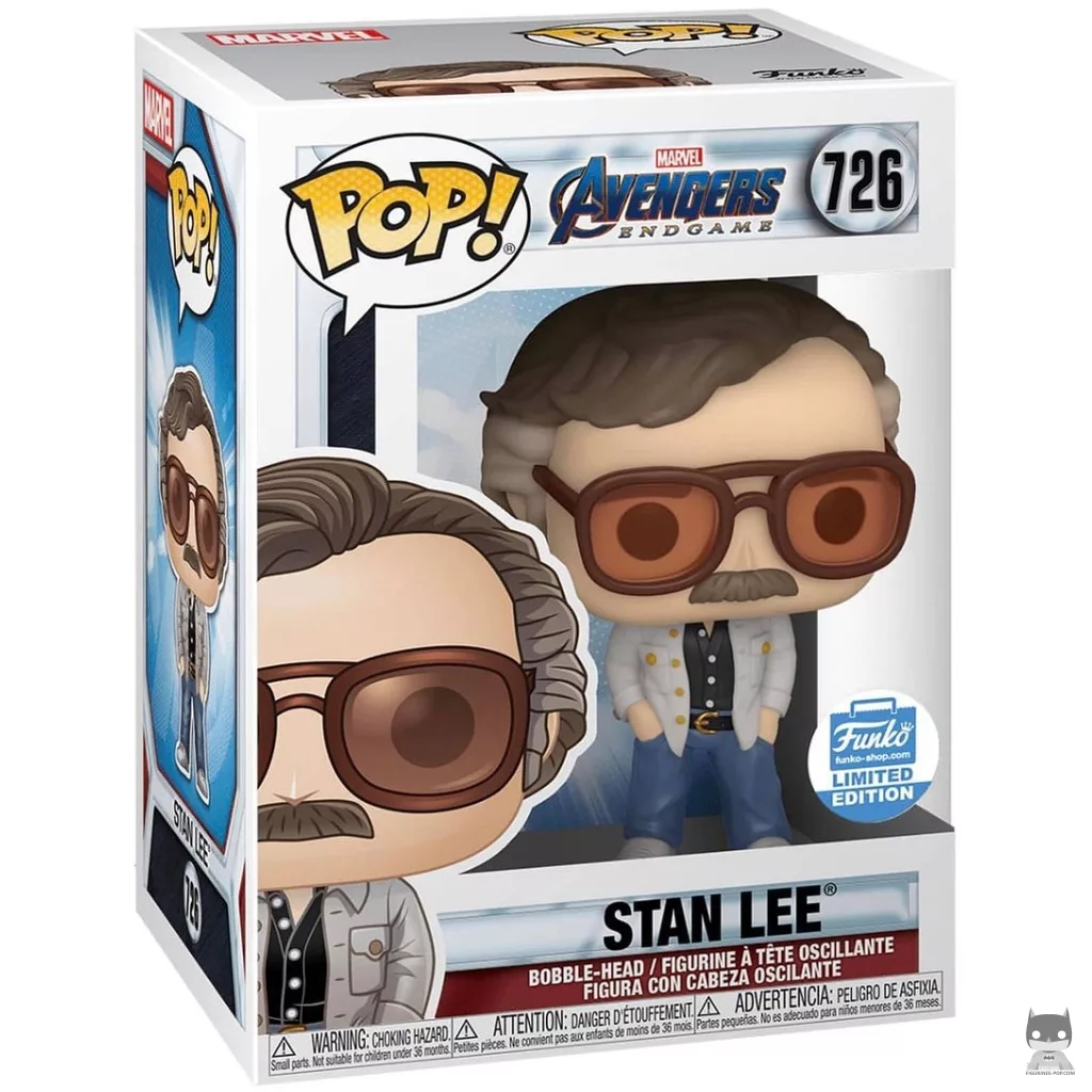 Stan Lee Funko Pop! figure in its box